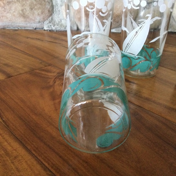 ✔️ Vintage Hazel Atlas Sailing Drinking Glasses Set of 4 - Picture 3 of 4